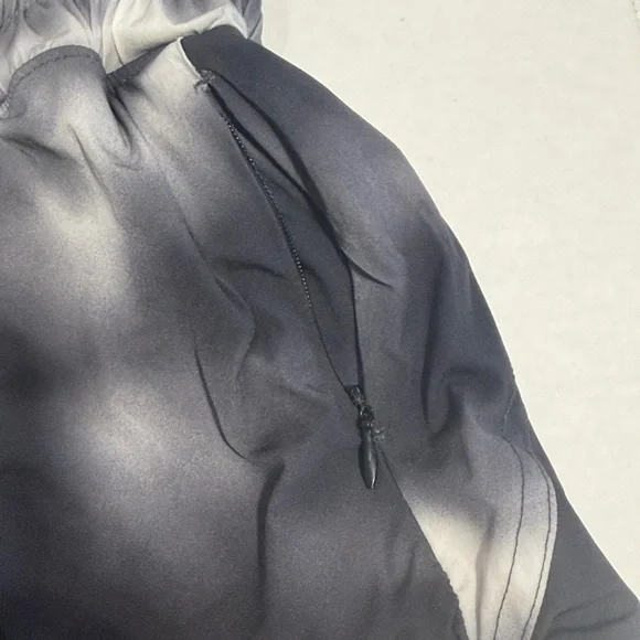 Women's Athletic Ombre Shorts in Black and Gray - Picture 7 of 9